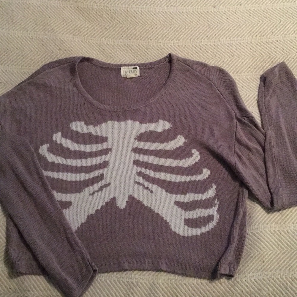 Fun crop sweater